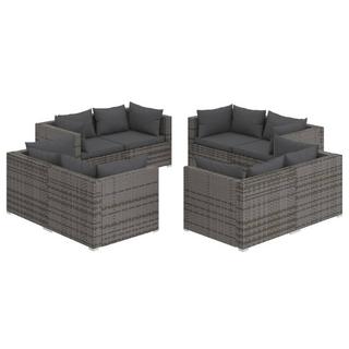 VidaXL Garten-lounge-set poly-rattan  