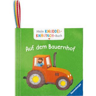 Mein Knuddel-Knautsch-Buch: Auf dem Bauernhof; weiches Stoffbuch, waschbares Badebuch, Babyspielzeug ab 6 Monate Teichmann, Meike (Illustrationen) Couverture rigide 