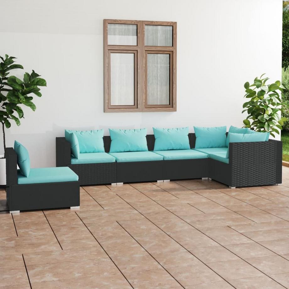 VidaXL Garten-lounge-set poly-rattan  