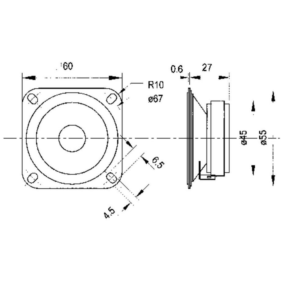 Visaton  TW 6 NG Konus-Hochtöner 