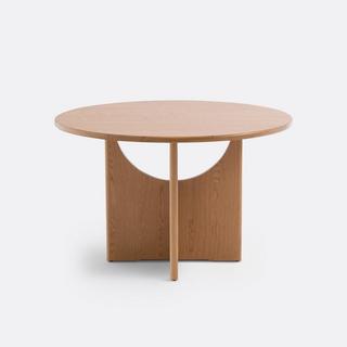 La Redoute Intérieurs Table à manger ronde 4/6 couverts chêne  