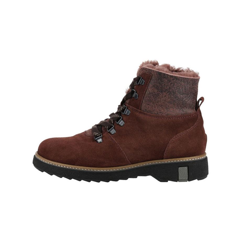 Waldläufer Veloursleder Stiefelette mit herausnehmbarem Fußbett  