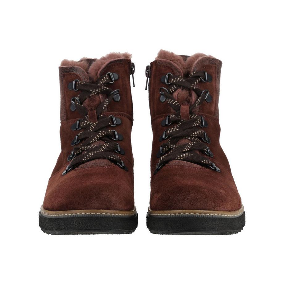 Waldläufer Veloursleder Stiefelette mit herausnehmbarem Fußbett  