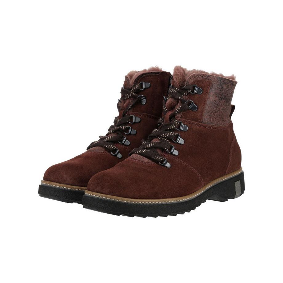 Waldläufer Veloursleder Stiefelette mit herausnehmbarem Fußbett  
