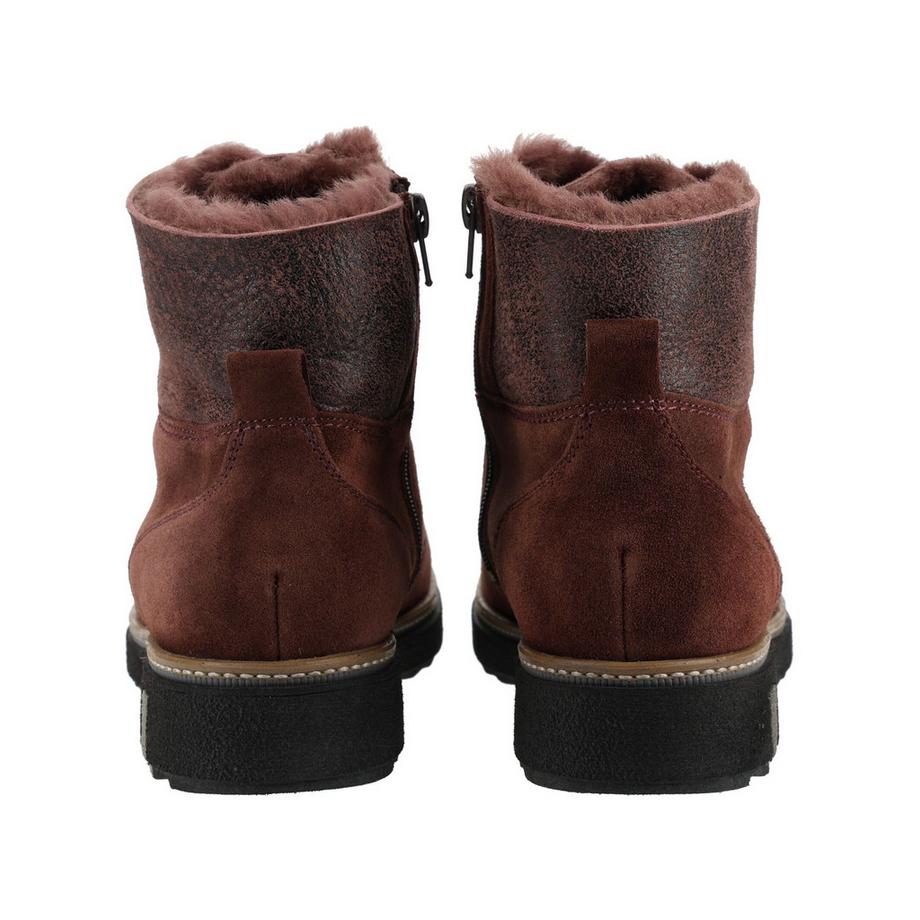 Waldläufer Veloursleder Stiefelette mit herausnehmbarem Fußbett  