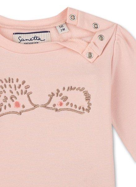 Sanetta Fiftyseven  Baby Mädchen Sweatshirt Little Spikes rosa 