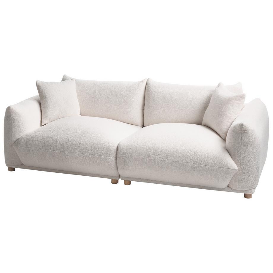 Beliani 3 Sitzer Sofa aus Bouclé  LUVOS  