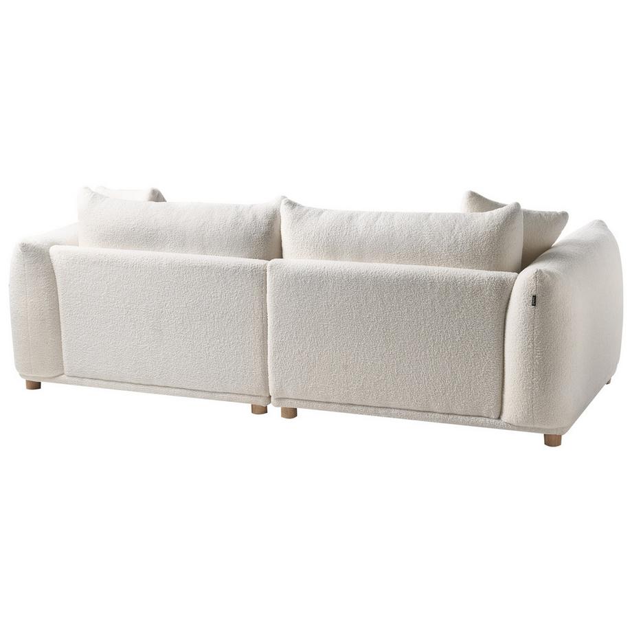 Beliani 3 Sitzer Sofa aus Bouclé  LUVOS  