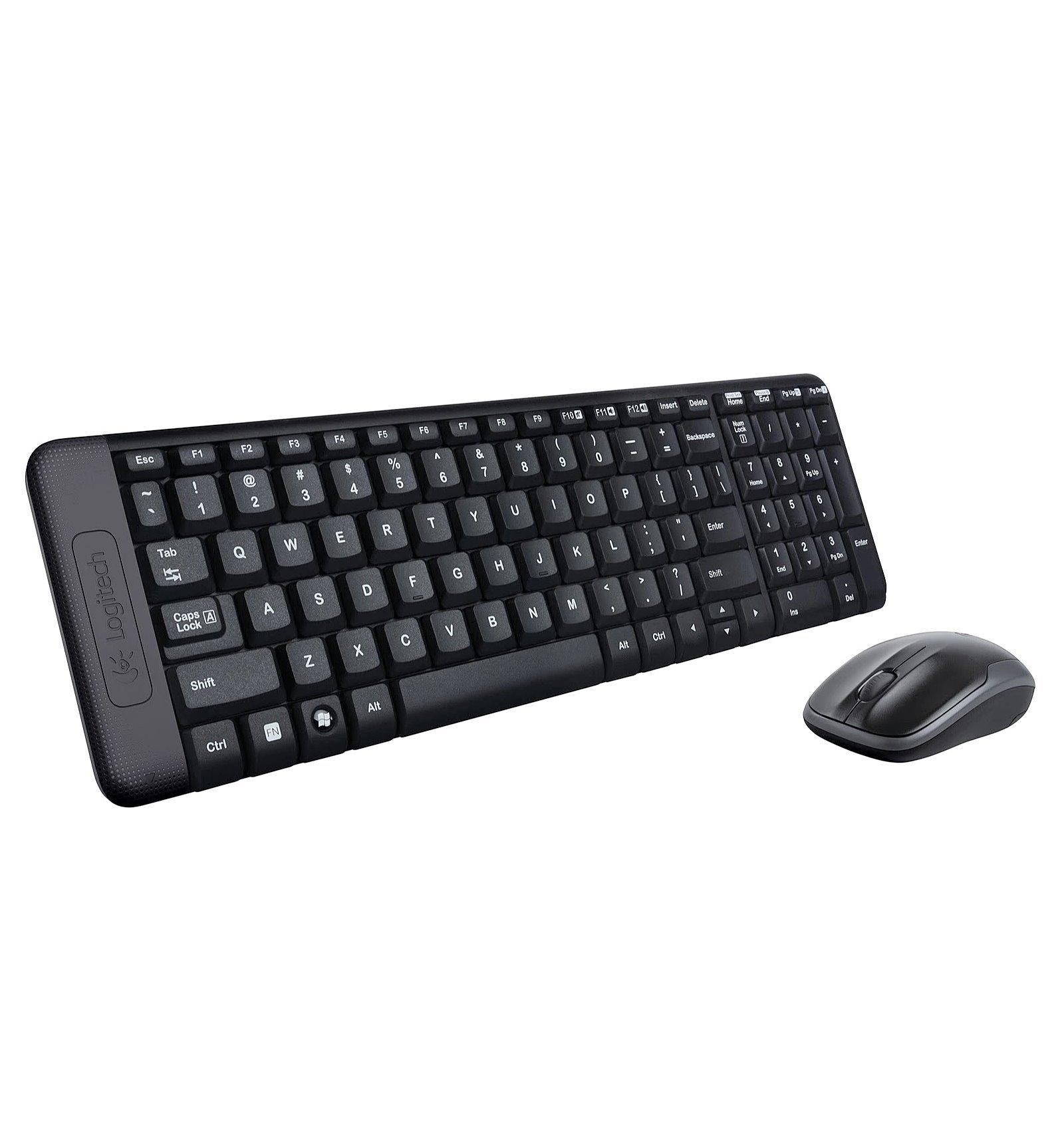 Logitech  Wireless Combo MK220 tastiera Mouse incluso RF Wireless QWERTY International EER Nero 