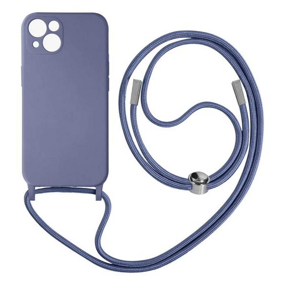 Coque cordon iPhone 13 Mini Lavande