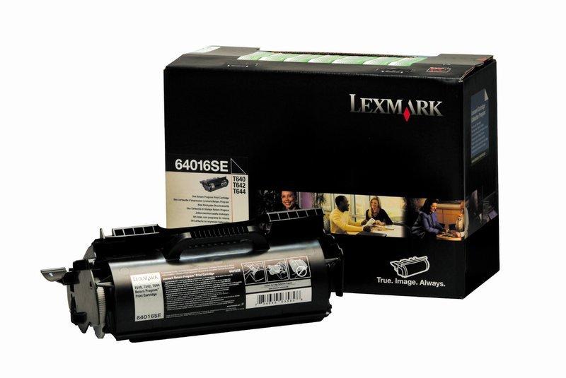 Lexmark  LEXMARK Toner-Modul prebate schwarz 64016SE T640/642/644 6000 Seiten 