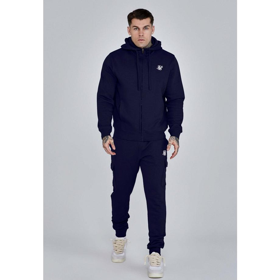 Sik Silk Essentials Full Zip Hoodie  