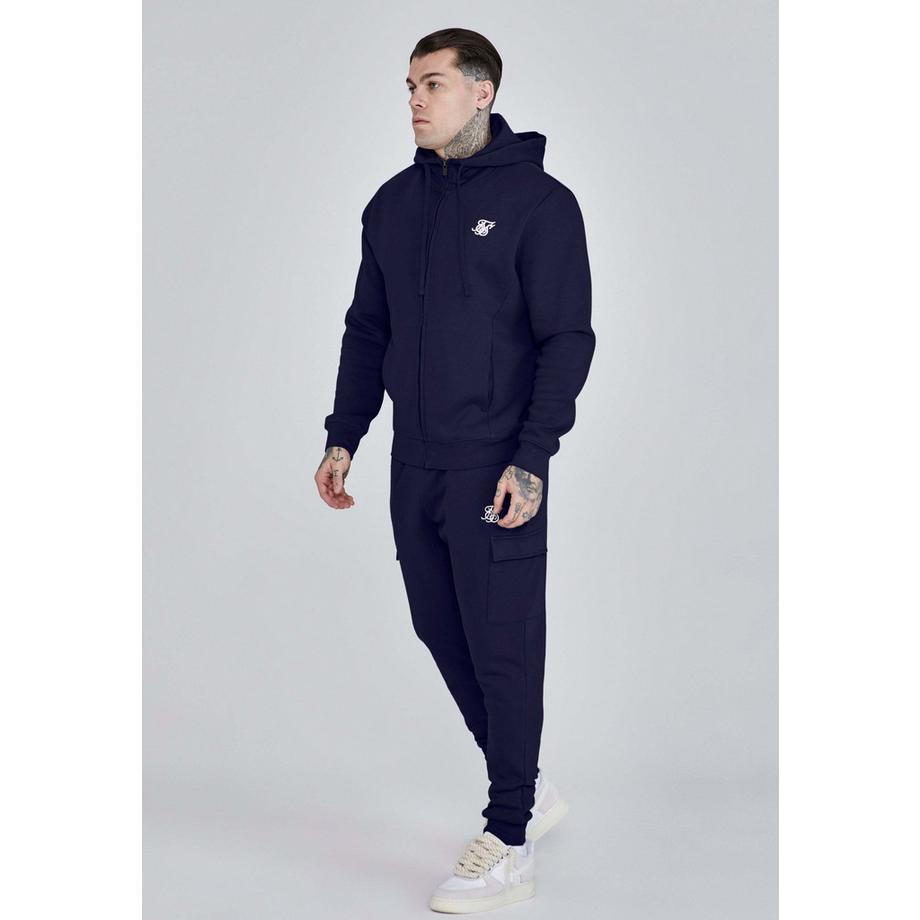 Sik Silk Essentials Full Zip Hoodie  