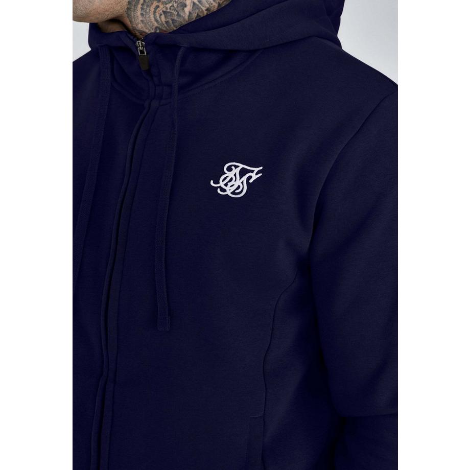 Sik Silk Essentials Full Zip Hoodie  