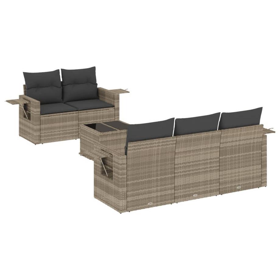 Garten sofagarnitur poly-rattan