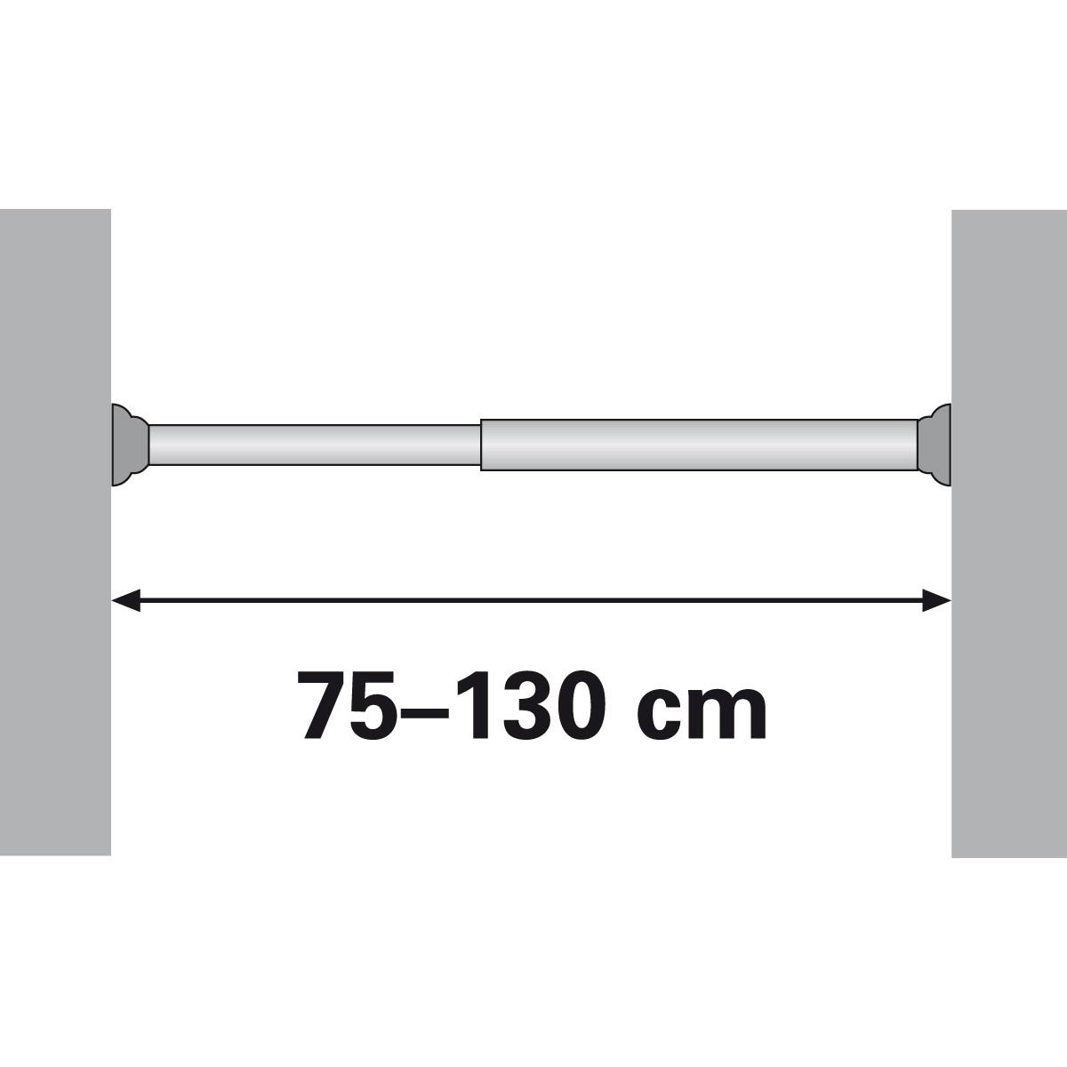 diaqua Duschvorhangstange Basic chrom  