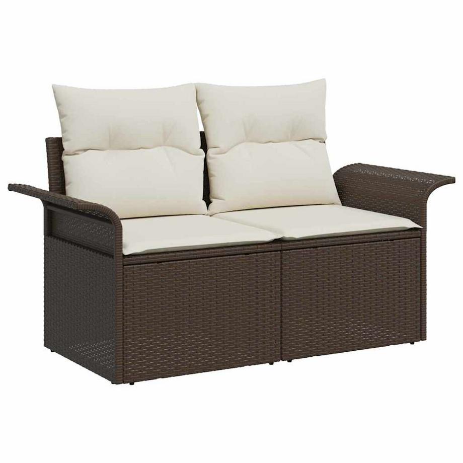 VidaXL Ensemble de meubles de jardin poly rattan  