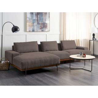 Beliani Ecksofa aus Polyester Modern MARIFERD  