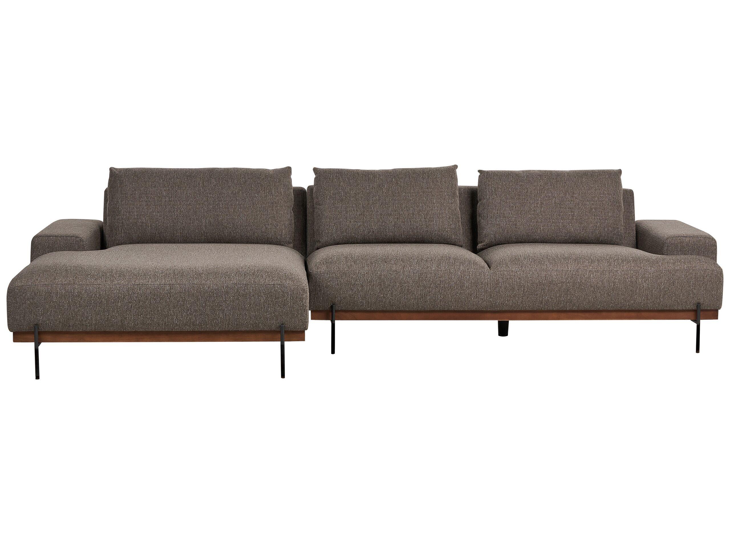 Beliani Ecksofa aus Polyester Modern MARIFERD  