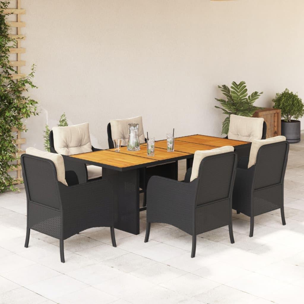 VidaXL set da pranzo da giardino Polirattan  