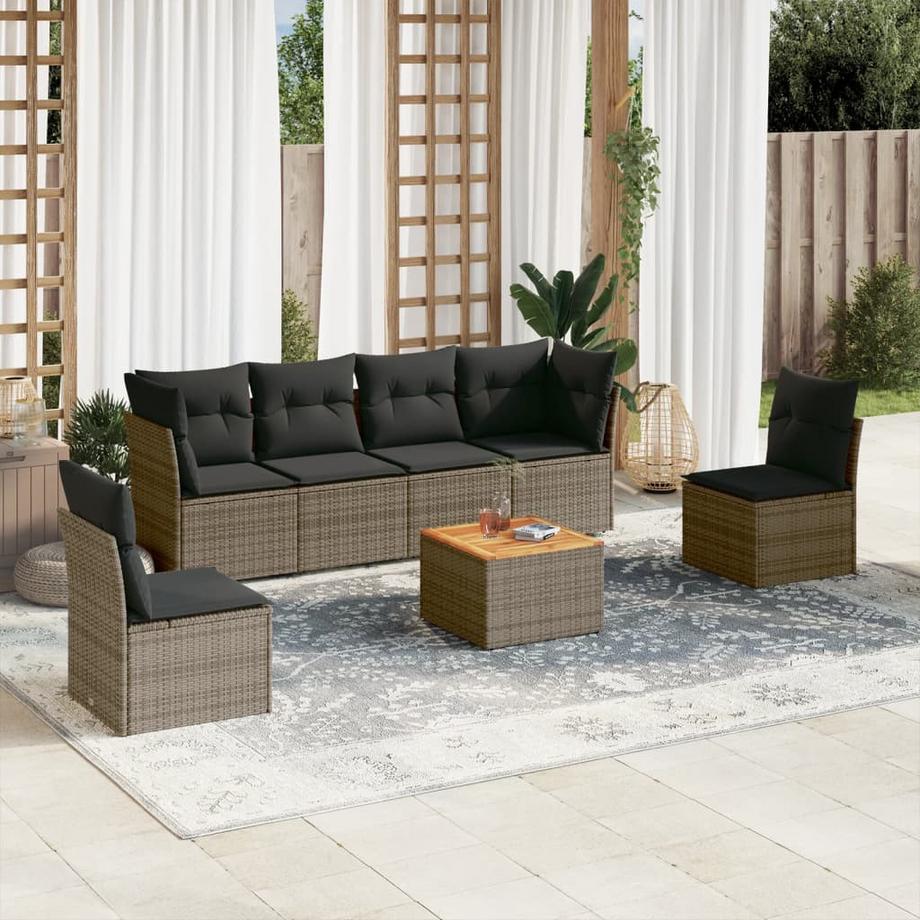 VidaXL Garten sofagarnitur poly-rattan  