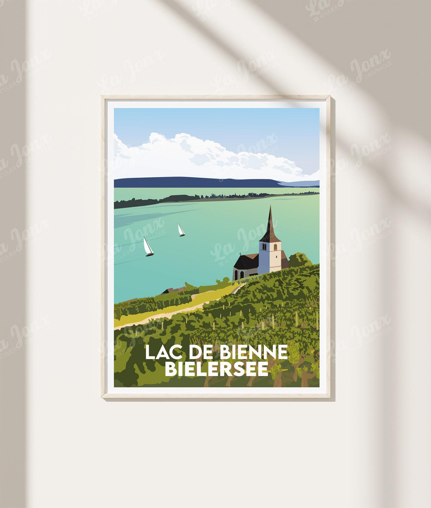 La-Jonx Lac de Bienne - Poster  