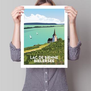 La-Jonx Lac de Bienne - Poster  