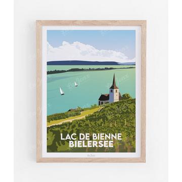Lac de Bienne - Poster