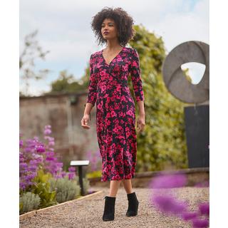 Joe Browns  PETITE Florales Wickelkleid mit Rüschenbesatz 