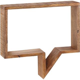 mutoni Wandregal Bregna Mangoholz natur 50 (2er-Set)  