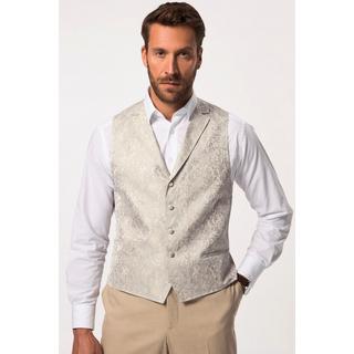 JP1880  Gilet da matrimonio in jacquard con revers e retro in fodera, fino alla tg. 72 