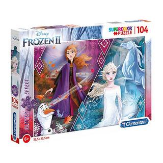 Clementoni  Puzzle Glitter Disney Frozen 2 (104Teile) 