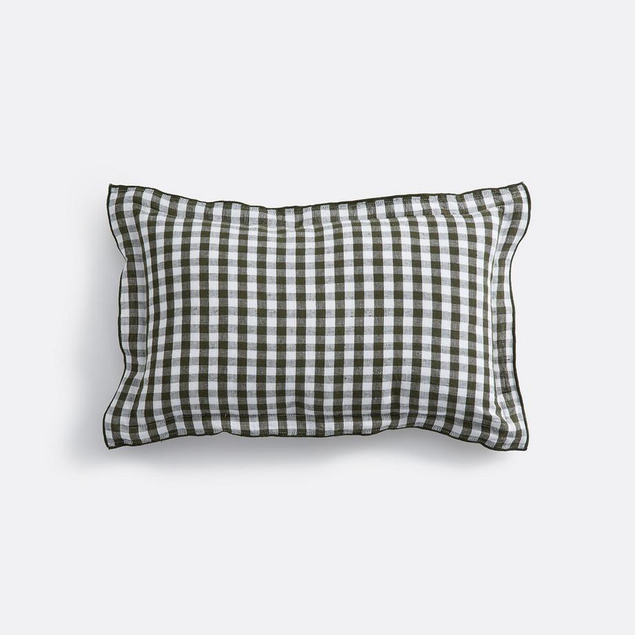 La Redoute Intérieurs Vichy Coton Lin Housse de Coussin  