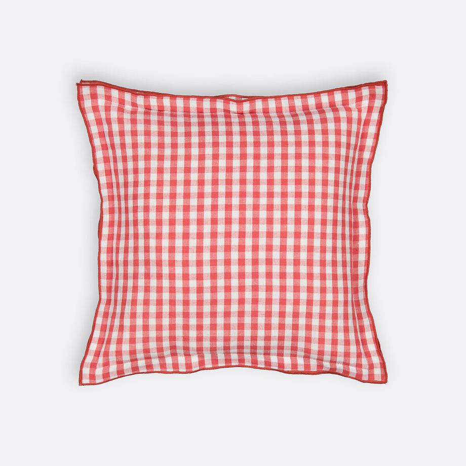 La Redoute Intérieurs Vichy Coton Lin Housse de Coussin  