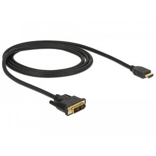 DeLock  DeLOCK 85582 cavo e adattatore video 1 m HDMI tipo A (Standard) DVI-D Nero 