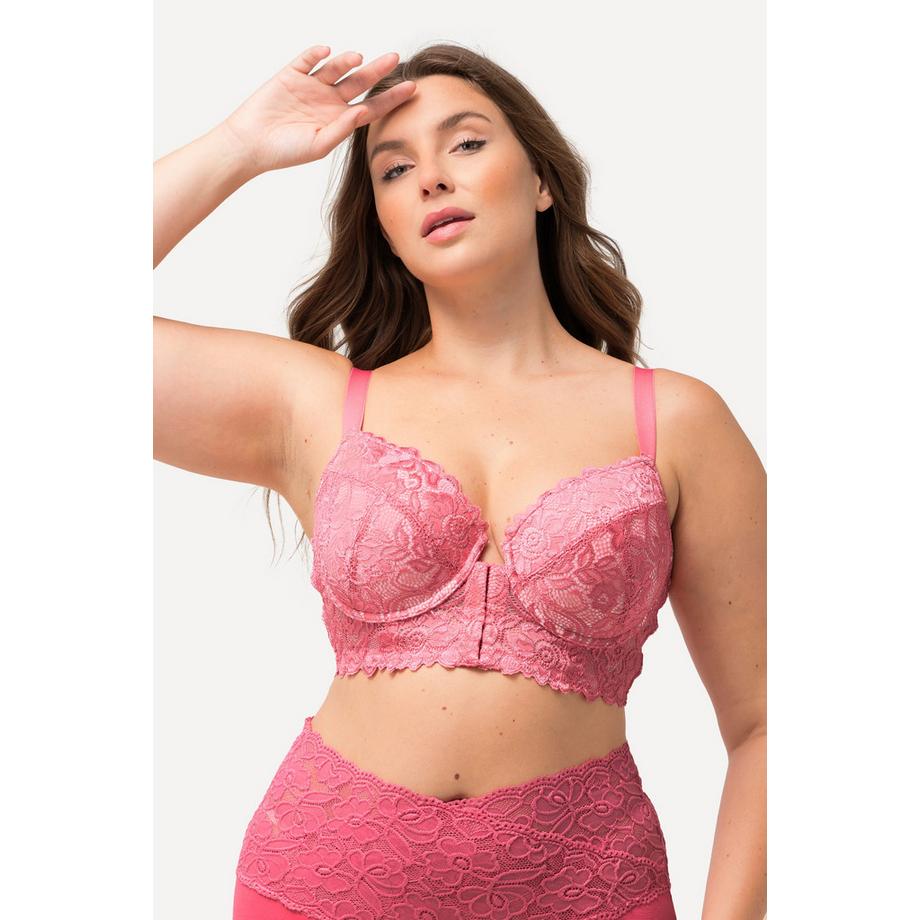 Ulla Popken Soutien-gorge à armatures bonnets souples fermeture avant arrière  