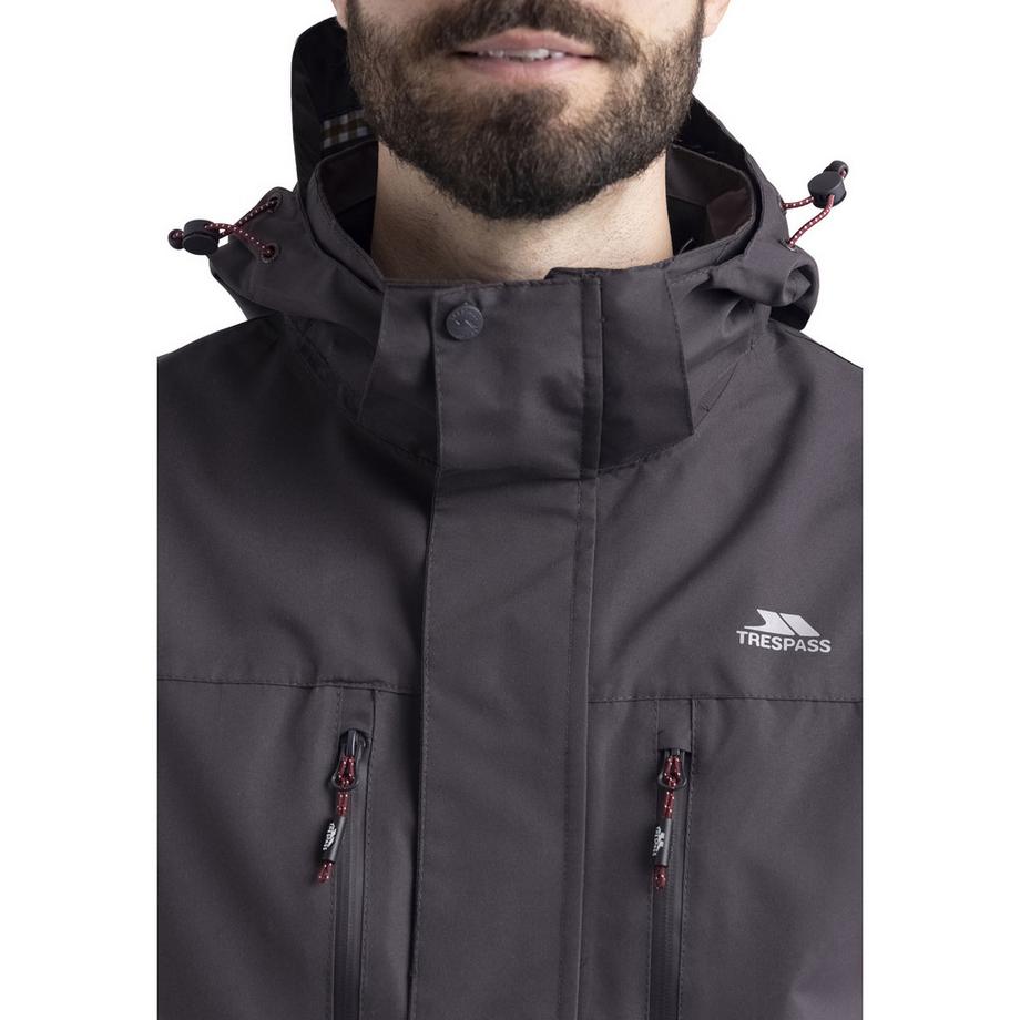 Trespass Veste Imperméable Unie À Capuche Fyfinn  