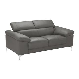 Vente-unique Ledersofa 2Sitzer SOLANGE  