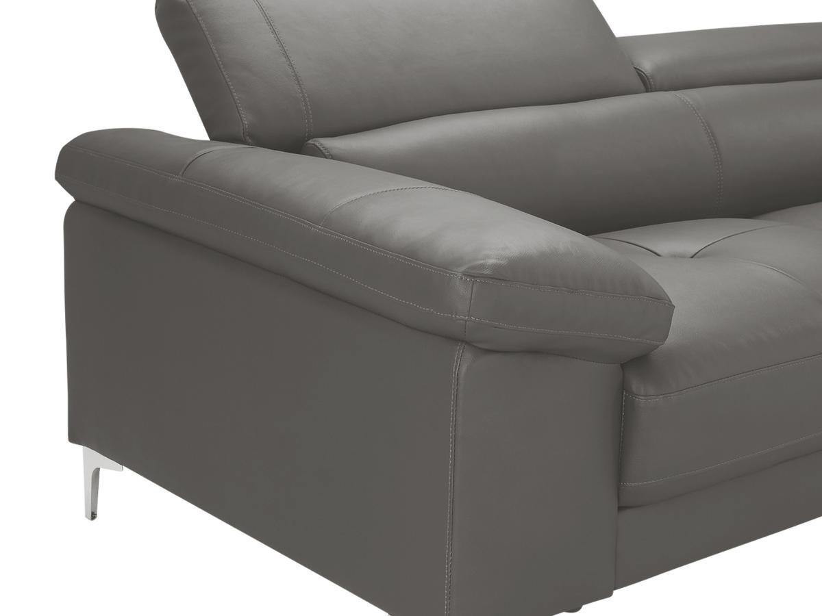 Vente-unique Ledersofa 2Sitzer SOLANGE  