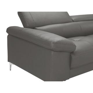 Vente-unique Ledersofa 2Sitzer SOLANGE  