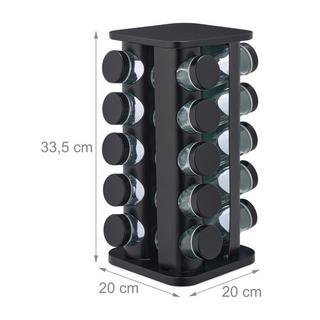 Northix Carosello delle spezie con 20 barattoli  