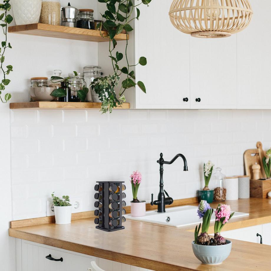 Northix Carrousel à épices avec 20 pots  