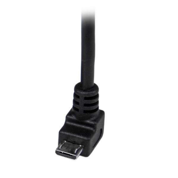 STARTECH.COM  Câble Micro USB 2 m - A vers Micro B coudé 90° vers le bas 