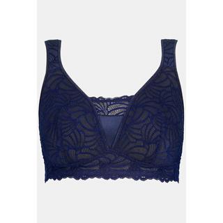 Ulla Popken  Bralette di pizzo senza ferretto con coppa B-F 