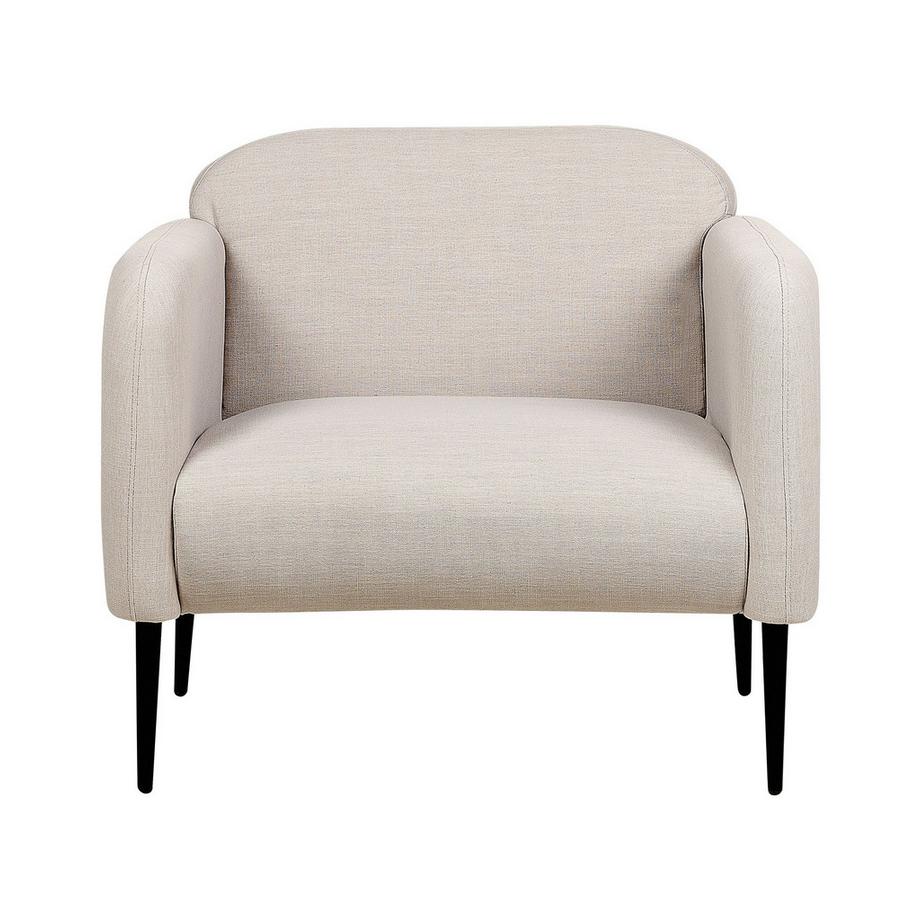 Beliani Fauteuil en Lin Rétro STOUBY  