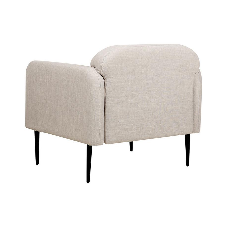 Beliani Fauteuil en Lin Rétro STOUBY  