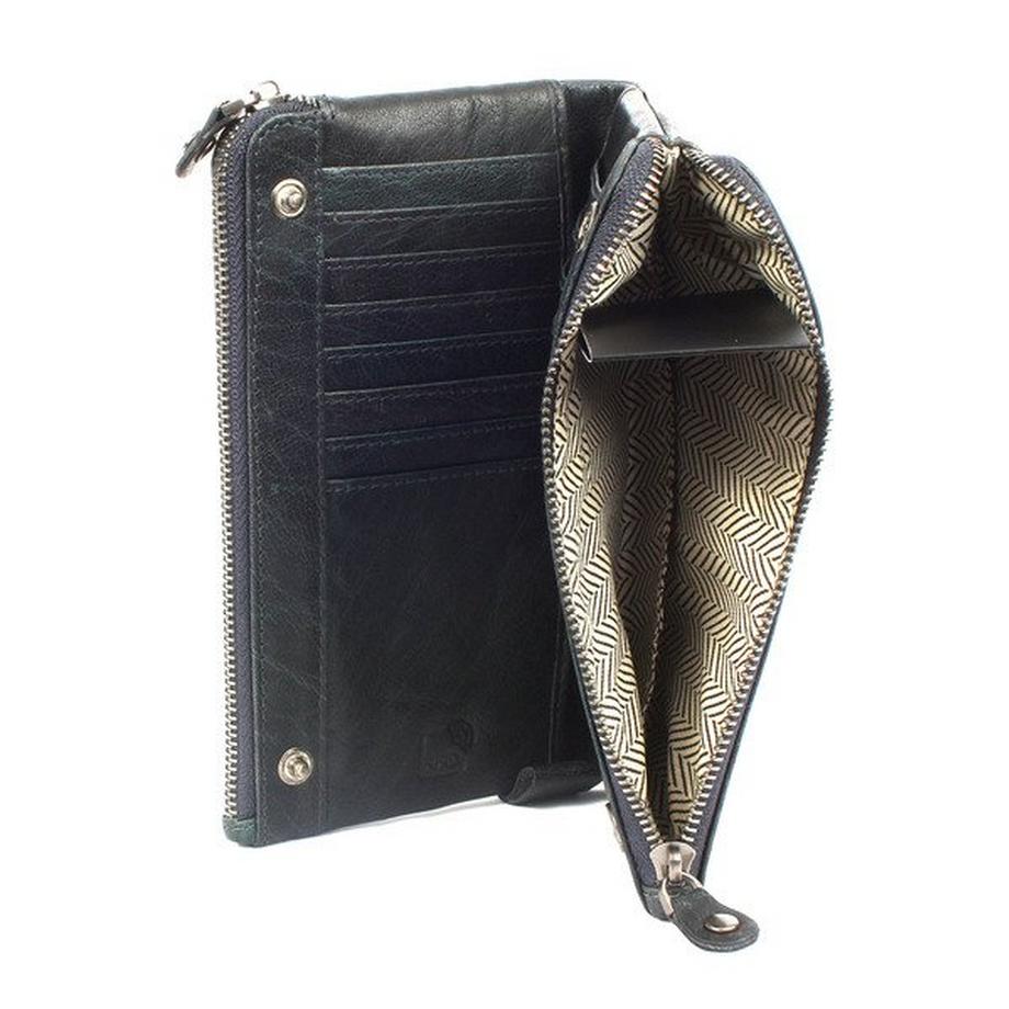 Margelisch London 2 Steel Blue Portafoglio  