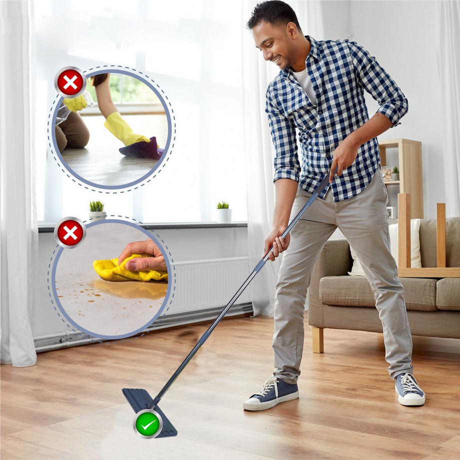 Cenocco  Mop plat avec seau - verte 
