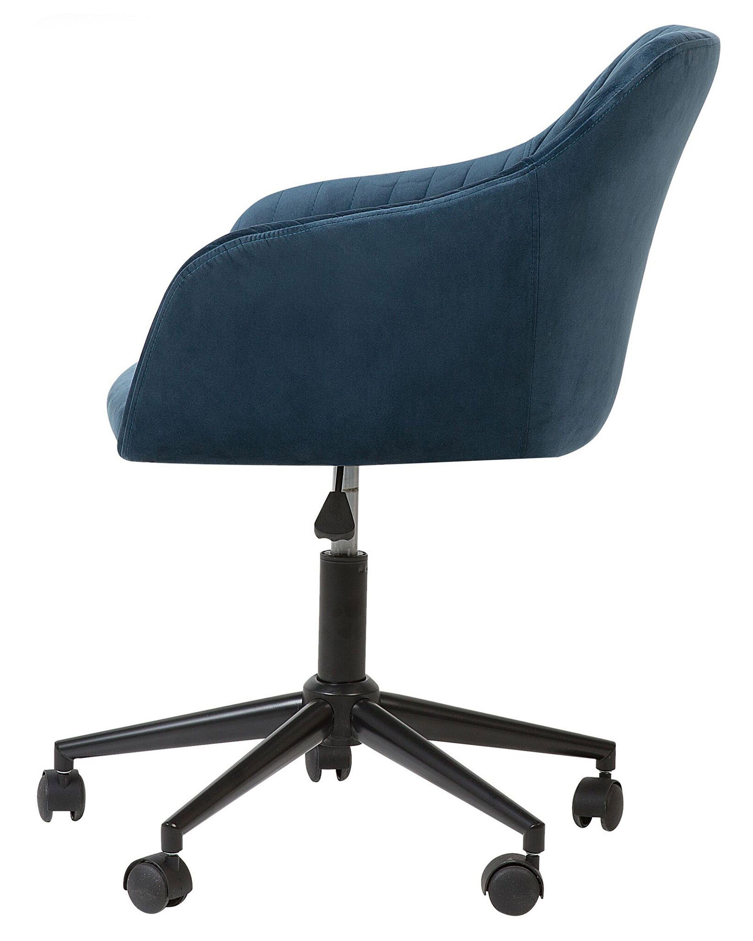 Beliani Chaise de bureau en Velours Moderne VENICE  