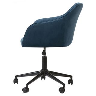 Beliani Chaise de bureau en Velours Moderne VENICE  